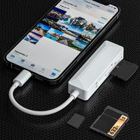 Lecteur de carte USB C 3 en 1 haute vitesse universel XD TFSD pour téléphones mobiles et ordinateurs portables Prend en charge la carte SD et la certification OTG Rohs