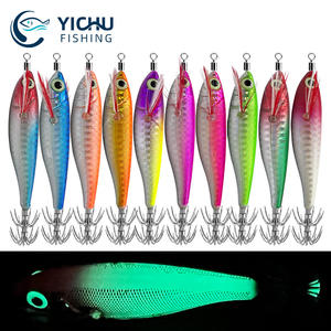 كرة الحبار الأفقية بالجملة خطافات مظلة مزدوجة في المياه المالحة مضيئة الصيد التجاري الحبار الرقصة - Product Image 2