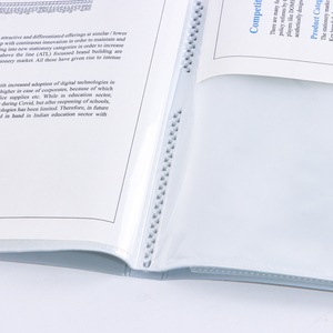 Wholesale PP Presentation Display Book <strong>File</strong> Folder A5 Clear <strong>Document</strong> Holder with 30 Pockets Sheet Protector - Product Image 5