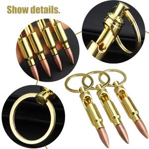 Abrebotellas creativo personalizado manga bala abridor de cerveza de Metal llavero abridor de botellas divertido dorado - Product Image 5