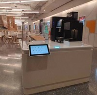 Mesin Penjual Otomatis Robotik Komersial Baru dengan Gearbox Core untuk Kopi & Es Krim, Cocok untuk Penggunaan di Hotel