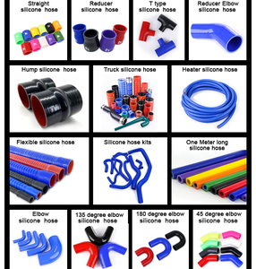 Kinglin Bán Buôn Tự Động Tản Nhiệt 45 90 Độ Khuỷu Tay Coupler Bện Linh Hoạt Lượng Không Khí U Hình Dạng Silicone Ống - Product Image 4