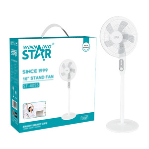 Winningstar 16-inch 50W Portable Floor <b>Fan</b> for Home Use (UK & EU Standard) - A Best-Selling Cross-Border Product - Product Image 1