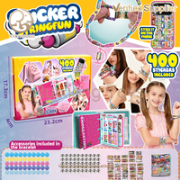 Juego de Cuentas para Hacer Pulseras Coloridas de Primera Calidad para Manualidades Creativas Infantiles, Fabricación de Joyas, Regalos de Cumpleaños y Recuerdos de Fiesta