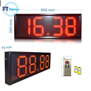 Affichage <span class=keywords><strong>numérique</strong></span> de <span class=keywords><strong>prix</strong></span> de l'essence et du gazole en extérieur, 32 pouces, IP65, installation facile et plusieurs tailles, économie d'énergie - Product Image 2