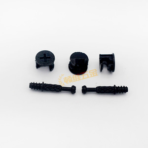 Triple Connector Embedded Parts Stainless Steel <b>Cabinet</b> Wardrobe Eccentric Wheel Screw Fasteners Furniture Nuts <b>Locks</b> - Product Image 3