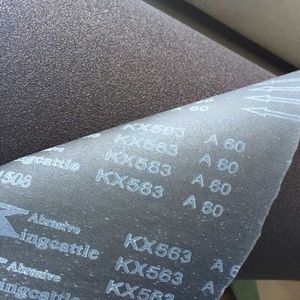 1.38*100m rotolo di carta per levigatura rossa media durezza ossido di alluminio, rotolo di tessuto abrasivo, rotolo di carta per sabbia personalizzabile - Product Image 3