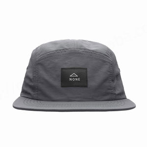 Vente en gros Sports de plein air Cinq panneaux Respirant Léger Nylon Imperméable Séchage rapide Personnalisé Non Structuré Casquette Snapback - Product Image 1