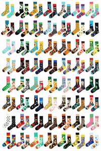 Chaussettes en coton mi-longues originales, asymétriques, colorées, créatives, amusantes, à motif de lapin, tendance rétro, personnalisées, pour couple, style INS - Product Image 2