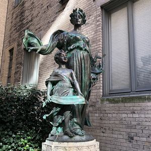 Sculpture commémorative en <span class=keywords><strong>pierre</strong></span> <span class=keywords><strong>tombale</strong></span> Sculpture de dame en Bronze de haute qualité faite à la main - Product Image 5