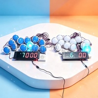 Juego de Coordinación Mano-Ojo Interactivo Personalizado con 12 Botones de Colores, Desafío de Agilidad y Reacción con Luces