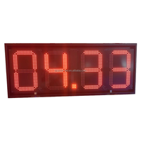 Panneau numérique LED à 7 Segments pour l'extérieur, panneaux d'affichage de 12 pouces pour station-service.