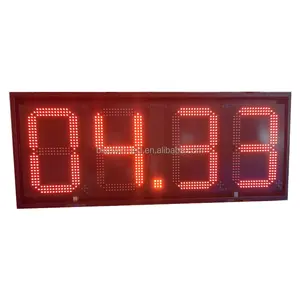 Buiten 7 Segmenten Led Display Led Digitaal Bord 12 Inch Display Borden Voor Tankstation.