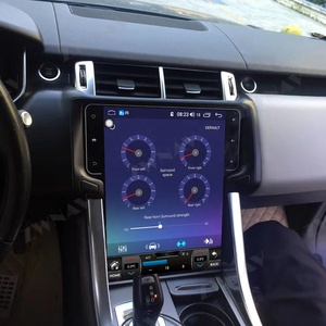 نظام تشغيل Tesla Style Car 9.0 مشغل وسائط متعددة Navi مزود بنظام تحديد المواقع GPS Range Sport لسيارة Land Rover L320 2009-2013 مشغل سيارة ستريو راديو مزود بخاصية WiFi