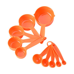 Venta al por mayor de fábrica: Juego de 10 piezas de utensilios de repostería coloridos, contenedor de plástico PP para <span class=keywords><strong>leche</strong></span> <span class=keywords><strong>en</strong></span> <span class=keywords><strong>polvo</strong></span> y tazas y cucharas medidoras para DIY. - Product Image 2