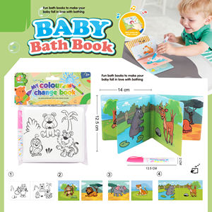Nuovo Giocattolo per Bambini Libro da Bagno in EVA Cambia Colore per Educazione Precoce e Sviluppo dell'Intelligenza Certificato EN71 per Età 0-7 Anni - Product Image 3