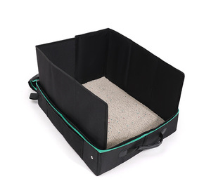 Caja de Arena Plegable para Gatos, Impermeable, para Exteriores, Bandeja Sanitaria para Perros, Portátil, para Viajes en Coche, 2026 - Product Image 1