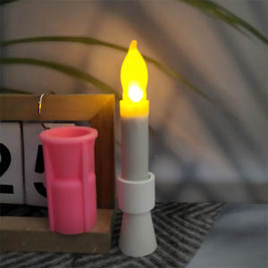 Moldes de fundición de resina hechos a mano para bricolaje estilo Ins adornos decorativos moldes de portavelas de silicona W0107 herramientas para pasteles - Product Image 1