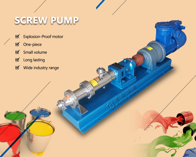 Electric Sanitary G Type Single Screw Pump Stainless Steel Positive Displacement Pump High/Low Pressure Motor OEM Customizable