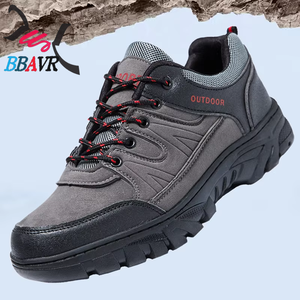 Zapatos de Trabajo Planos con Cordones para Hombre 2024, Zapatos de Protección Laboral para Obras de Construcción - Product Image 2