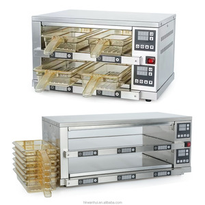 Contenedor Gastronorm GN 1/3 de Plástico Resistente al Calor, Color Ámbar, con 1 o 2 Asas - Product Image 5