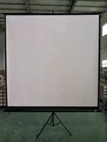 Écran de projection TELON avec trépied - 84 pouces, blanc mat, portable, intérieur/extérieur, pour films ou présentations de bureau