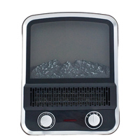 Control de interruptor de perilla de estilo europeo PTC Calentamiento rápido con mango Calentador de chimenea para sala de estar para uso en oficina