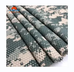 Tissu imprimé en maille de camouflage de bonne qualité, sac de chasse fonctionnel, tissu utilisé pour la veste ou les vêtements d'extérieur