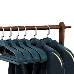 Single Tier hộ gia đình áo nhựa Rack cho Cashmere chống Vai liền mạch Bold đặc biệt treo hỗ trợ cho ban công - Product Image 1