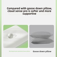 Oreiller de lit Bio Base Cloud Feeling Memory Foam ergonomique pour le soin du cou, doux, respectueux de la peau, qualité hôtel cinq étoiles, usage domestique