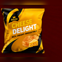 Sachets Doypack Mylar refermables à fermeture éclair pour chips et noix de cajou, avec logo personnalisé, finition noire mate