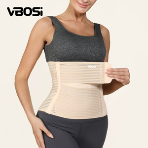 <span class=keywords><strong>Ceinture</strong></span> <span class=keywords><strong>de</strong></span> <span class=keywords><strong>soutien</strong></span> <span class=keywords><strong>lombaire</strong></span> réglable en nylon respirant et léger VBOSI 6252, double compression, <span class=keywords><strong>pour</strong></span> le fitness, le travail et la post-partum - Product Image 2