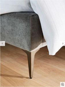 현대 패브릭 침대 <span class=keywords><strong>West</strong></span> <span class=keywords><strong>elm</strong></span> 안데스 데코 Upholstered 침대 프레임, 킹 사이즈, 회색 - Product Image 4
