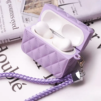 Étui de protection antichoc et anti-chute pour écouteurs Airpods 5 4 3, design en cuir de luxe, étui pour écouteurs AirPods Pro2 3