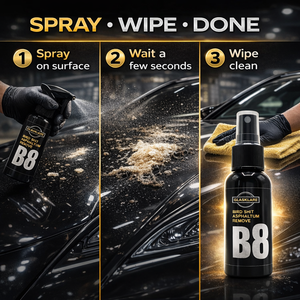 Professional Car Tar Bird Dropping Remover-Fast Dissolving Asphalt <b>Cleaner</b> for New Old Cars-50ML Spray for Paint Chrome Wheels - Product Image 5