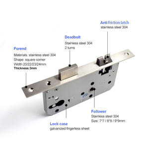 Custom Cylinder <strong>Door</strong> Lock Anti Friction Latch Mortise Lock for Interior Wooden <strong>Door</strong> - Product Image 4
