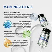 Nouvelle Crème Sérum Hydratante SNAP-8 GHK-Cu Ampoule Hydratante en Profondeur Atténue les Rides Fines Répare la Barrière Cutanée Marque Privée
