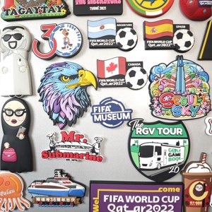 Imán de Refrigerador con Diseño Personalizado de Auto Deportivo, Imanes Geniales y Económicos de Material de Goma PVC, Recuerdo de Viaje, Adhesivo Magnético para Refrigerador - Product Image 2