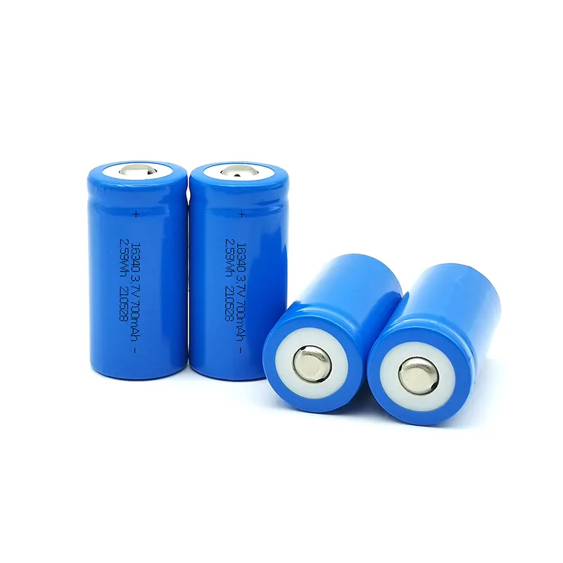 Batería recargable de iones de litio 3,7 V CR123A ICR123A RCR123A ICR16340 CR16340 Baterías de recarga de iones de litio