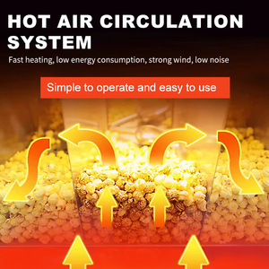 Hot bán điện bỏng ngô nóng lên Showcase, nhà máy bán buôn thương mại thép không gỉ bỏng ngô ấm hơn hiển thị - Product Image 3