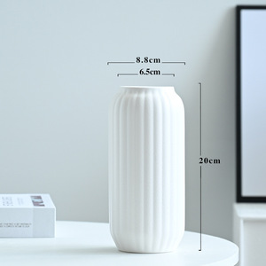 Jarrón de cerámica nórdico de gama alta para el hogar, para sala de estar, mesa de comedor, mejora la elegancia del espacio para flores secas, nutritiva con agua - Product Image 6