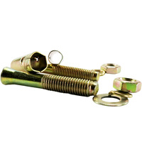 Lot de 5 extracteurs de vis endommagées en acier rapide avec revêtement en titane, pour l'extraction de vis cassées et le retrait de boulons