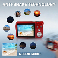 Appareil photo numérique en gros, résolution 18MP, zoom optique 8X, FHD 1080P, flash IGBT, retardateur, personnalisation OEM