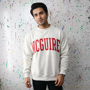 Sudadera con Capucha y Cremallera MCGUIRE, Color Personalizado, 100% Algodón, Apliques Bordados con Hilos Finos, Estilo Vintage de Invierno - Product Image 1