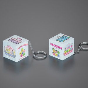 Tùy Chỉnh DIY In Ấn Sáng Tạo Ma Thuật <span class=keywords><strong>Cube</strong></span> Túi Chuỗi Keychain Khuyến Mại Mini Coolful Lễ Hội Quà Tặng Cá Nhân Câu Đố <span class=keywords><strong>Cube</strong></span> - Product Image 4