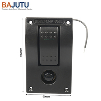 Panel de Interruptores Universal de 12V 24V para RV y Barcos con Indicador LED y Protección Contra Sobrecarga, Venta al Por Mayor