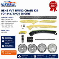 طقم سلسلة توقيت بجودة OE مع ترس VVT لسيارات مرسيدس E300 ML350 S300 بمحركات 2.5L 3.0L 3.0T 3.5L M272.920 قطع غيار بديلة