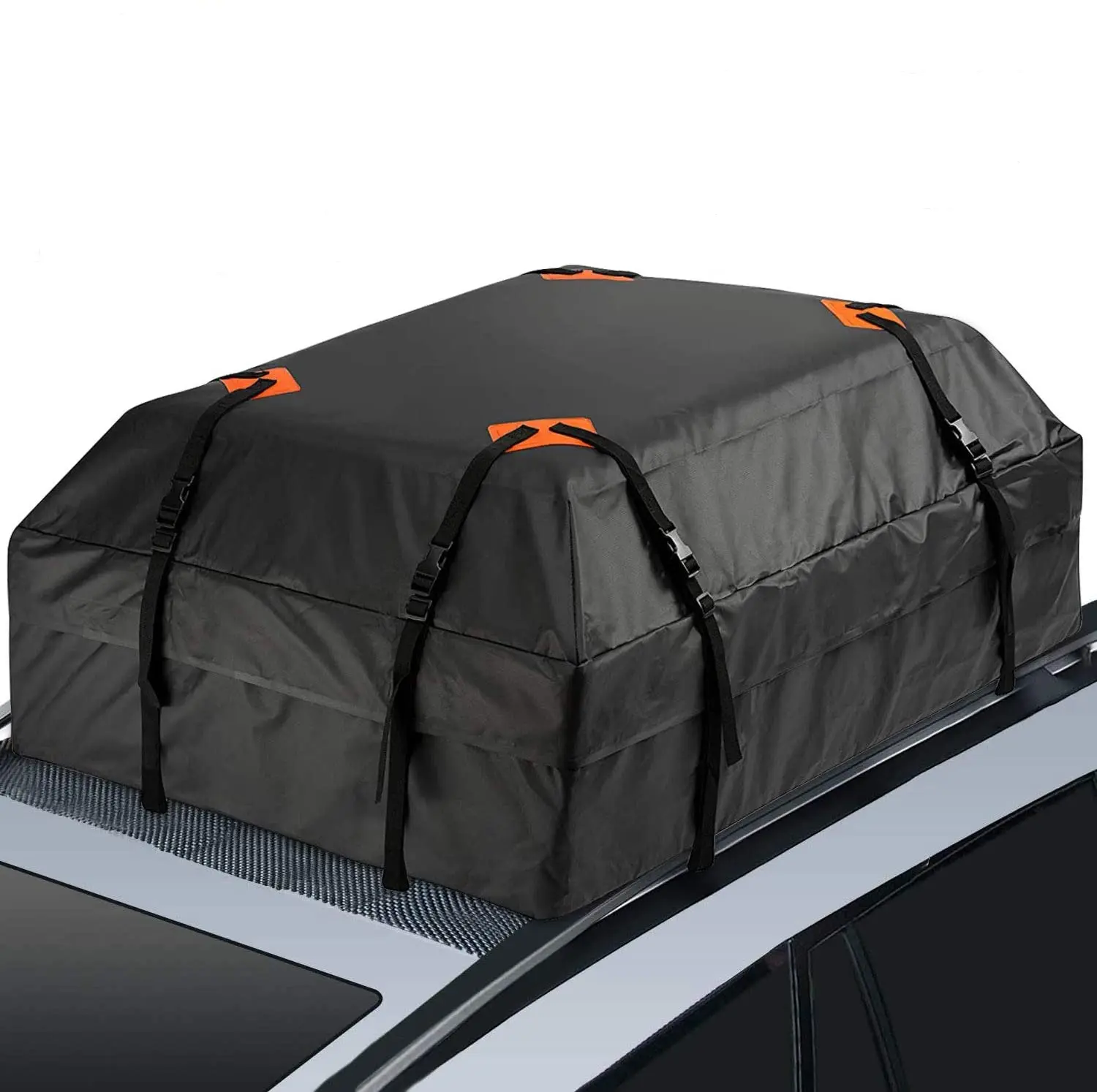 سقف سيارة من LIYUAN مقاوم للماء 15 قدم مكعب حقيبة سفر على السطح