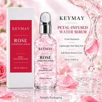 Sérum Visage Bio à l'Acide Hyaluronique et à la Rose Marque Blanche 100ml Hydratant Éclaircissant Soin OEM ODM pour Usage Domestique Tous Types de Peau