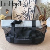 Sac de transport pour animaux de compagnie grande capacité avec logo personnalisé, détachable, portable, pour voyages en plein air et randonnées, pour chien, chat, chiot